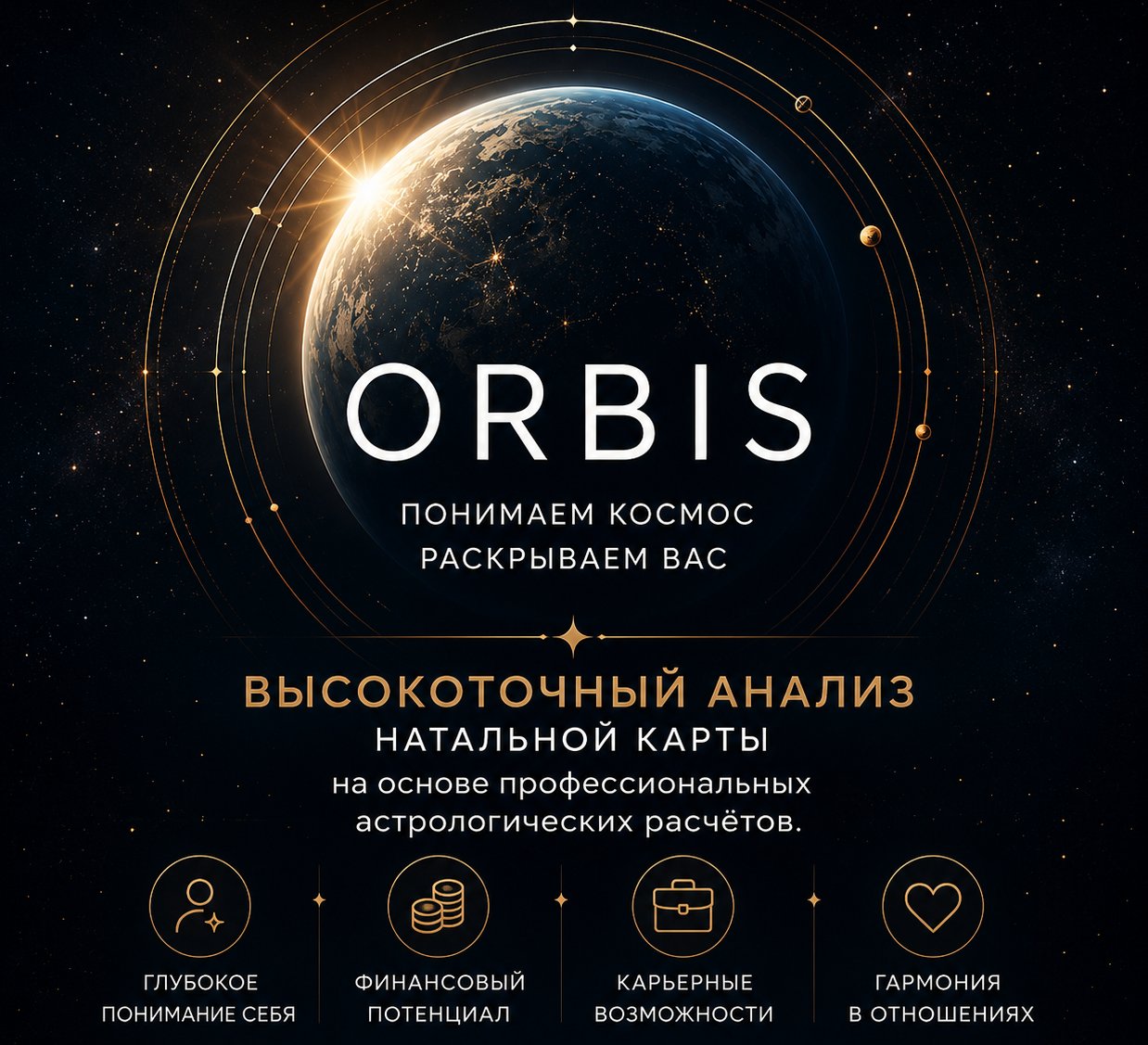 Orbis — высокоточный анализ натальной карты